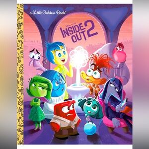 Disney Pixar Little Golden Book Set: Inside Out and Inside Out 2